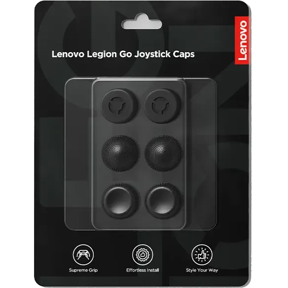 Насадки для стиков Lenovo Legion Go Joystick Caps Eclipse Black GXH1R61506